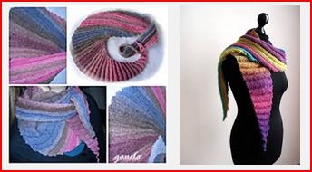 echarpe, scarf, frangiflutti, ravelry, edith filzhof, gratuit, pattern, free,
