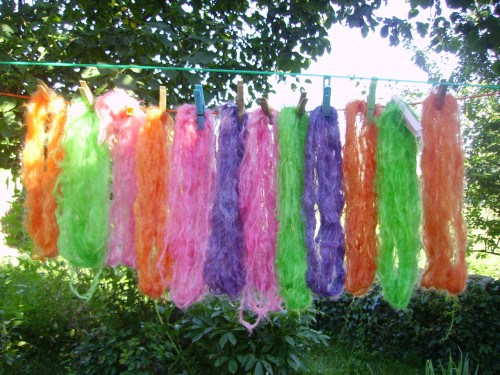 filage,fuseau,filé,laine,multicolore,diy,faites,vous-même,bricolage,colorants,alimentaires,teinture