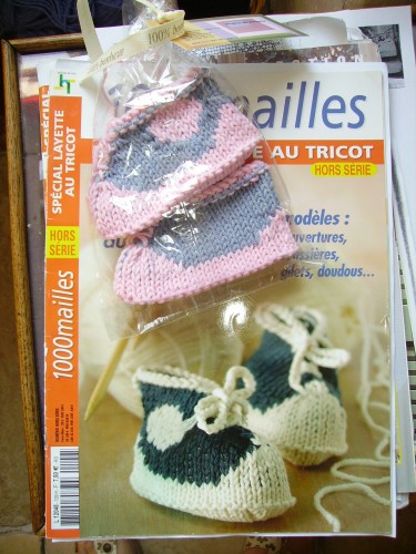 chausson, tricot, basket, editions, saxe, 