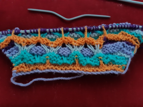 stephen west,tricot,chale,couleurs,tuto,ravelry,youtube,magnifique,maille glissee